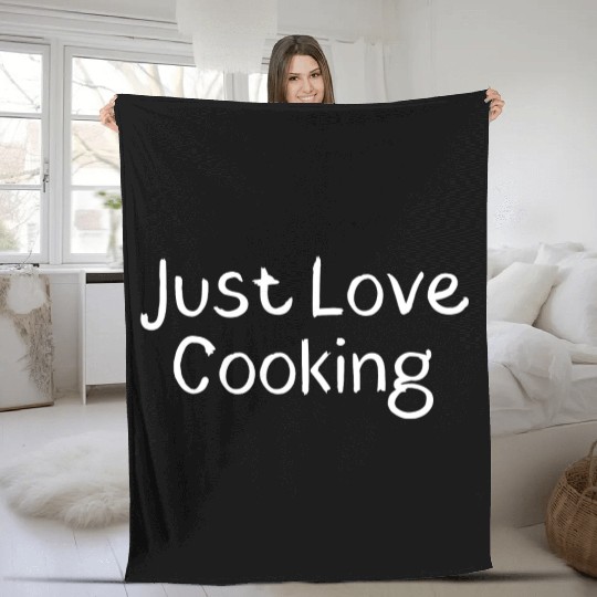 Just Love Cooking nature Fleece Blankets