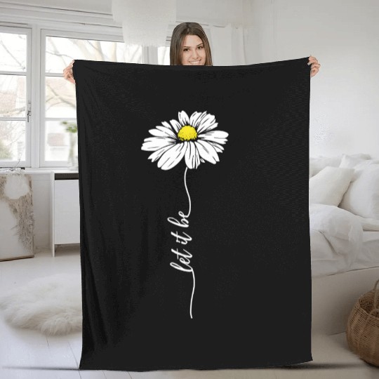 LIB Daisy Fleece Blankets
