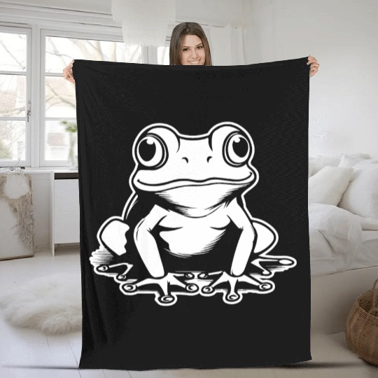 Frog Amphibian Toad Fleece Blankets