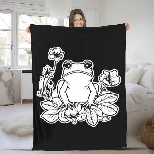 Frog Amphibian Toad Fleece Blankets