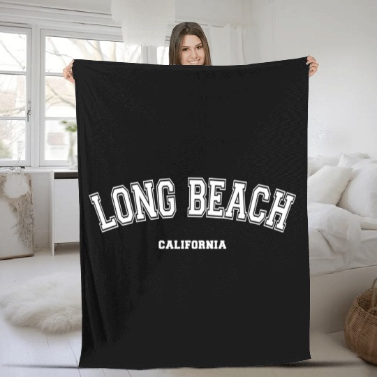 Long Beach Fleece Blankets