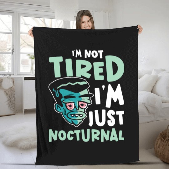 Night Shift Worker Graveyard Duty Fleece Blankets