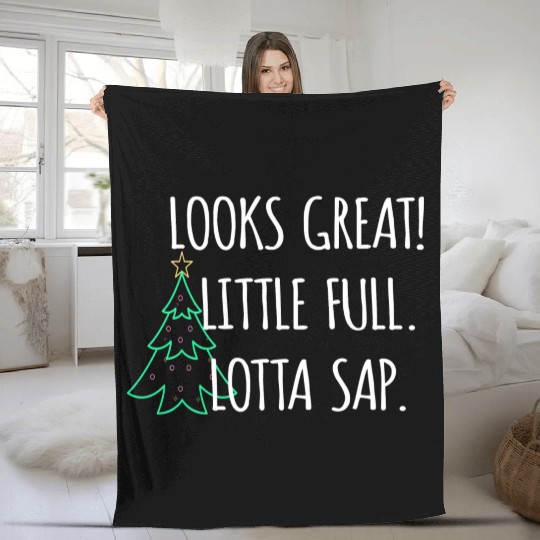 Looks Great Little Full lotta sap nostalgia Fleece Blankets