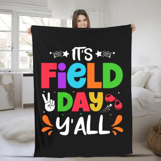 It's a field day y'all Fleece Blankets