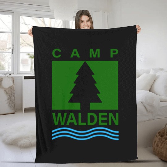 Camp Walden Pocket Summer Camp Fleece Blankets