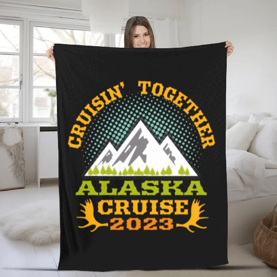 Alaa Cruise Wear 2023 Essential Family Vacation Fleece Blankets