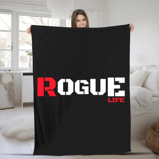 Armed Forces Rogue Warrior Bad Gaming Military Tou Fleece Blankets
