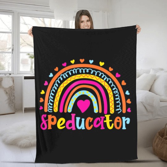 Speducator Special Education Teacher Sped Ed Fleece Blankets