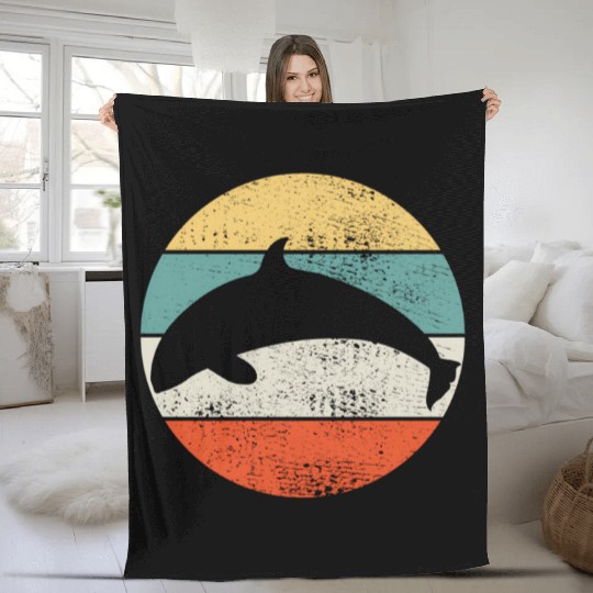 Orca Whale Fleece Blankets