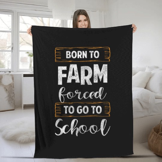 Harvest Field Worker Hard Work Vegetable Fleece Blankets