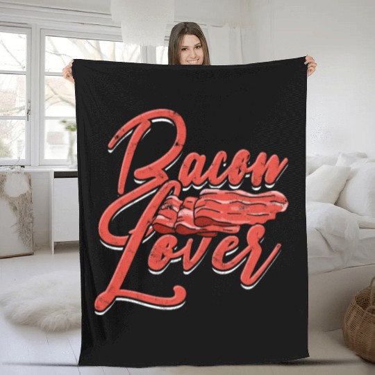Bacon Lover - Bacon Fleece Blankets