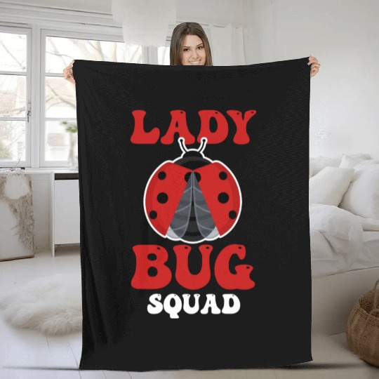 Entomology Entomologists Insect Lover Ladybug Fleece Blankets