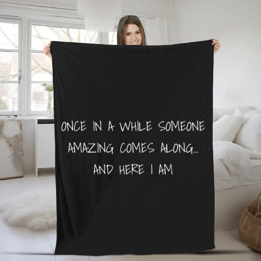 Great Novelty Sarcastic Funny DARK Fleece Blankets
