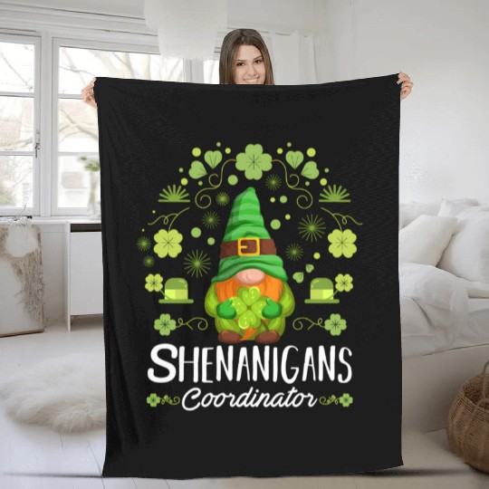Shenanigans Coordinator St Patric Day Fleece Blankets