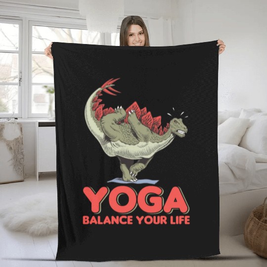 Yogi Yogini Health Meditation Outfits Girls Women Fleece Blankets