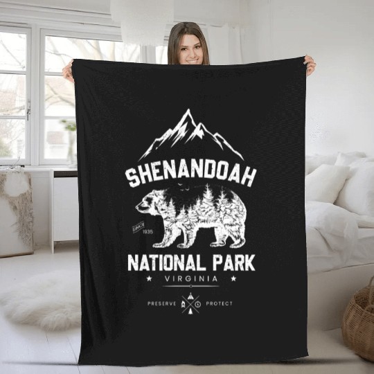 Shenandoah National Park Fleece Blankets