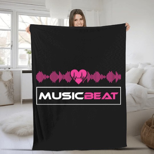 Music beat Fleece Blankets