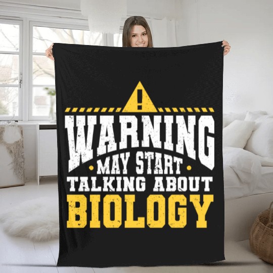 Biology Gift Biologist Fleece Blankets