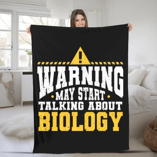Biology Gift Biologist Fleece Blankets