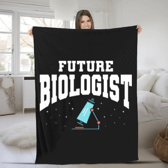 Biology Gift Biologist Fleece Blankets