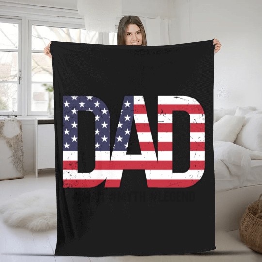 American dad Fleece Blankets