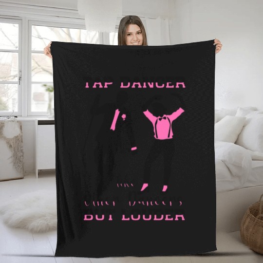 Tap Dancer Tap Dancing Shoes Tap Dance Teacher Fleece Blankets