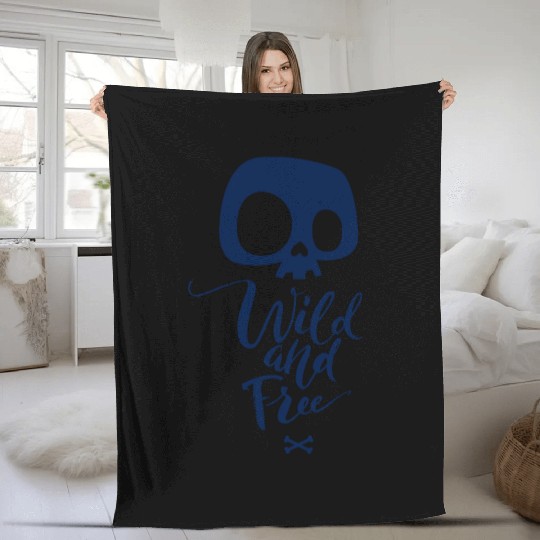 Wild Free breath of nature Fleece Blankets