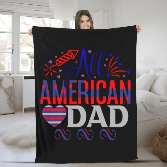American dad Fleece Blankets