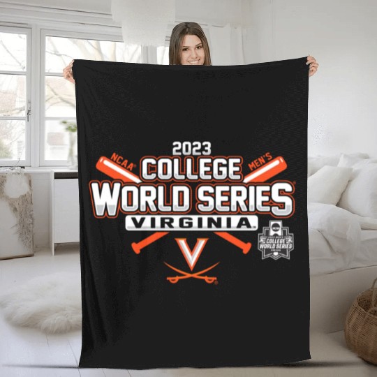 College World Series 2023 Baseball CWS Fleece Blankets