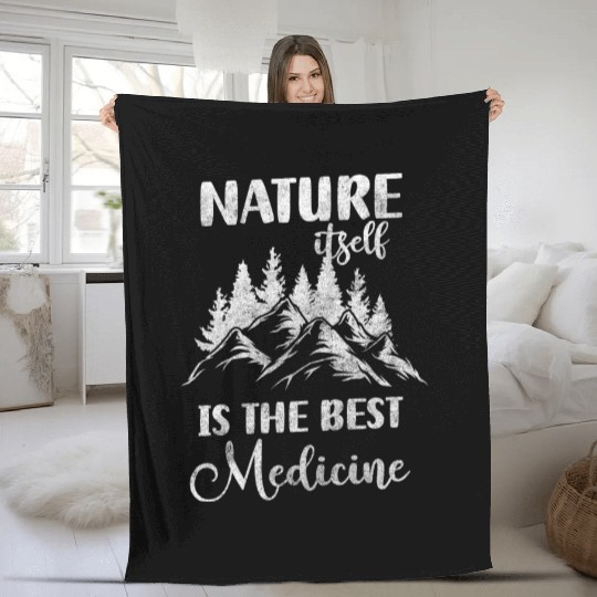Nature Nature Lovers Wilderness Forester Fleece Blankets
