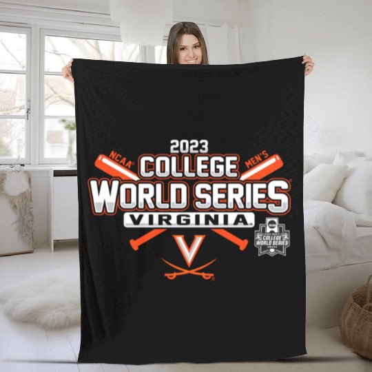 College World Series 2023 Baseball CWS Fleece Blankets