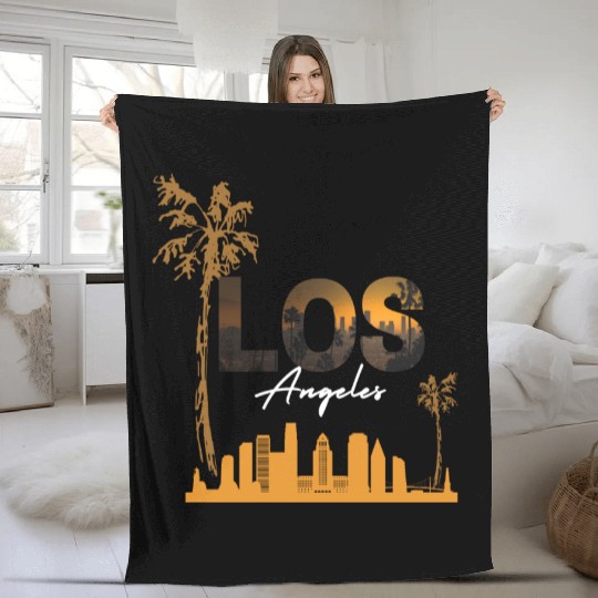 Los Angeles: a must-see destination in California Fleece Blankets