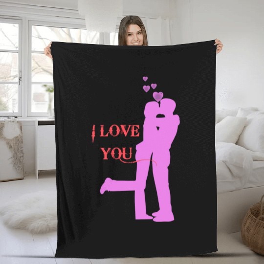 L love you Fleece Blankets