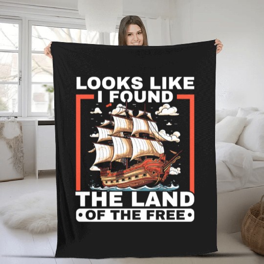 Christopher Columbus Italian American Columbus Day Fleece Blankets