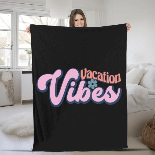 Summer Vibes Fleece Blankets