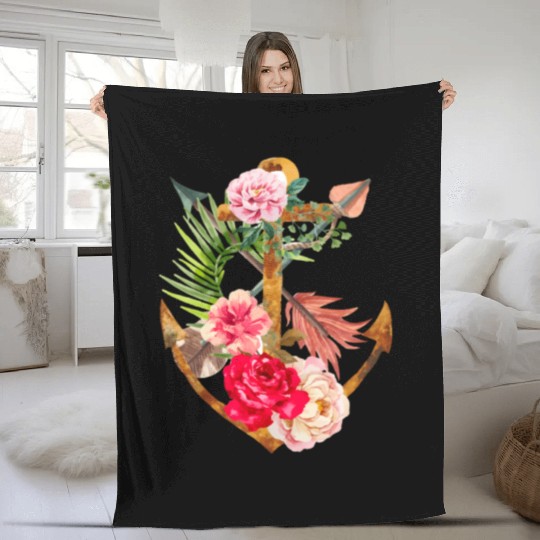 St Philomena Saints Symbols Catholic Fleece Blankets