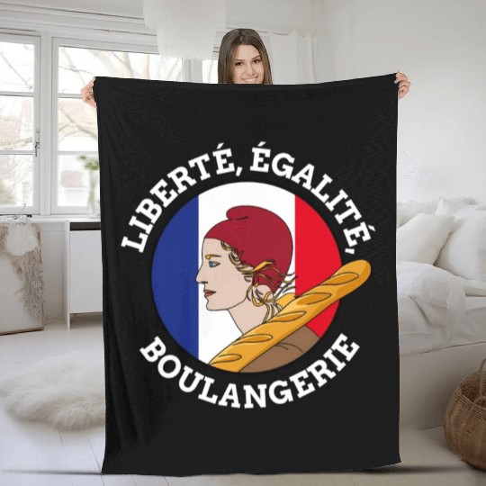 Bastille Day Marianne Of France French Revolution Fleece Blankets