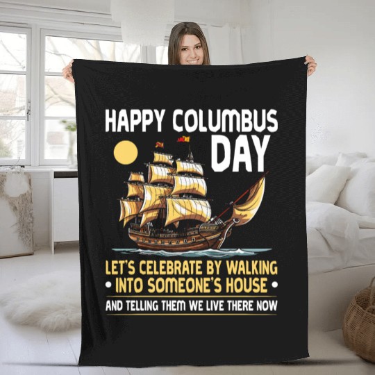 Aboriginal Indians Indigenous Native American Day Fleece Blankets