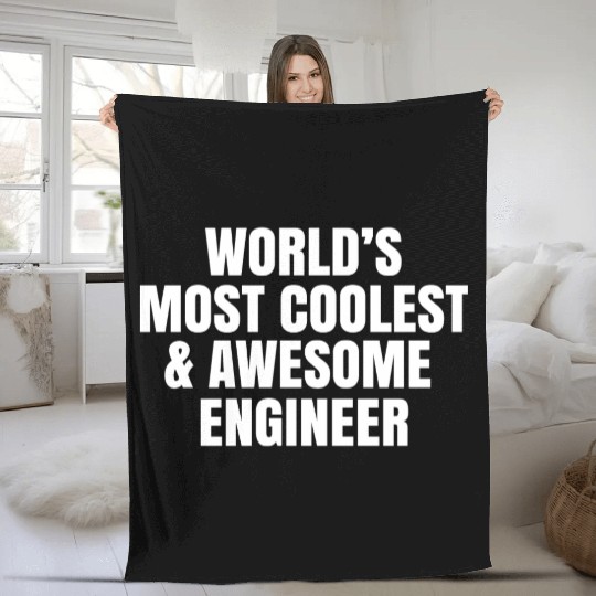 World s Most Coolest And Awesome Engineer Fleece Blankets