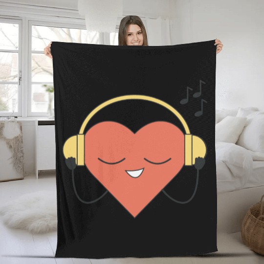 Music lover Fleece Blankets