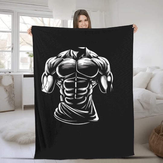 Unleash Your Inner Beast: Dominate the Gym Fleece Blankets