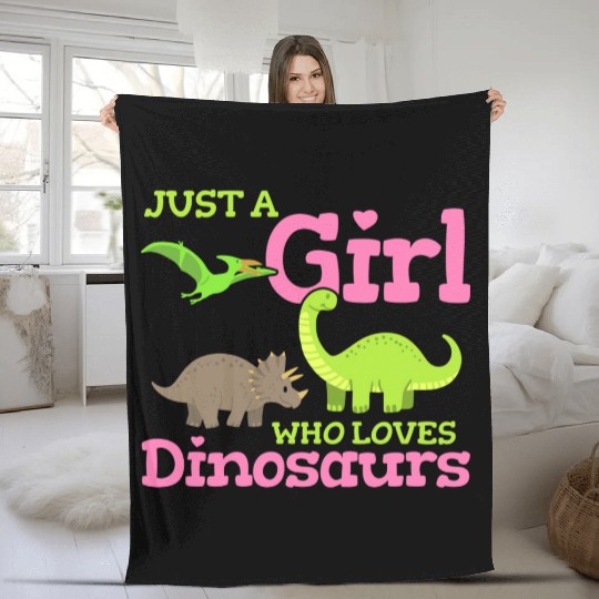 Dinosaurs Dinosaur Lover music Fleece Blankets