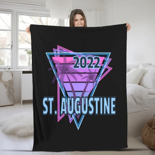 2022 St Augustine Vacation Fleece Blankets