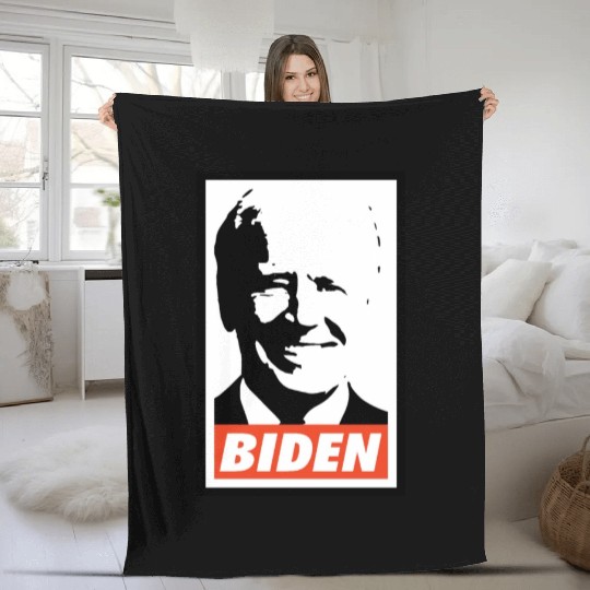 Joe Biden Fleece Blankets
