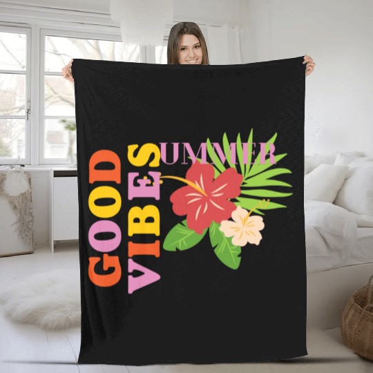Good V Summer Designs for Hot People Fleece Blankets
