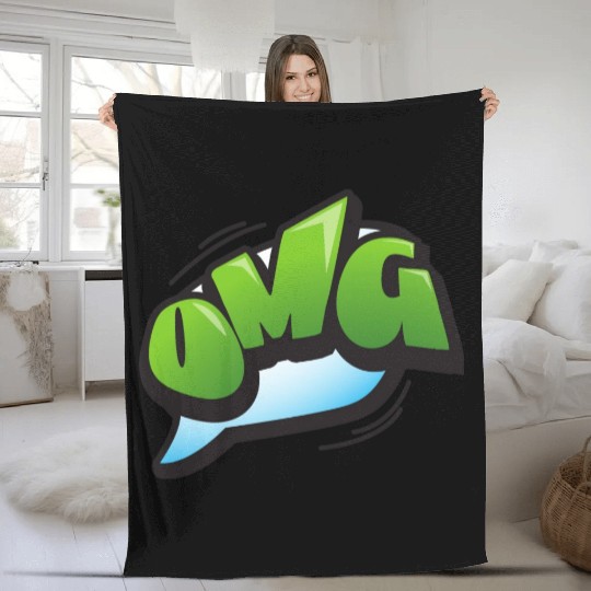 OMG Fleece Blankets design
