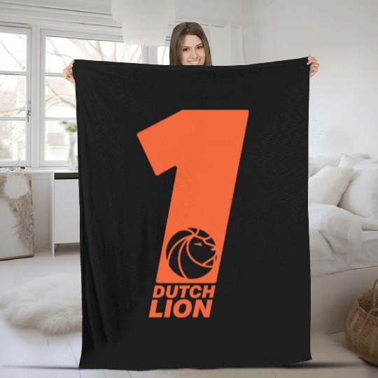 Dutch Lion nostalgia Fleece Blankets