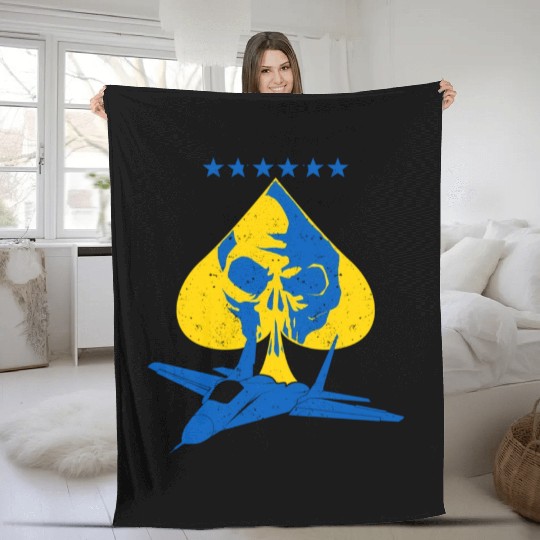 The Ghost Of Kyiv Kiev Ukraine Ace Fighter Pilot Fleece Blankets