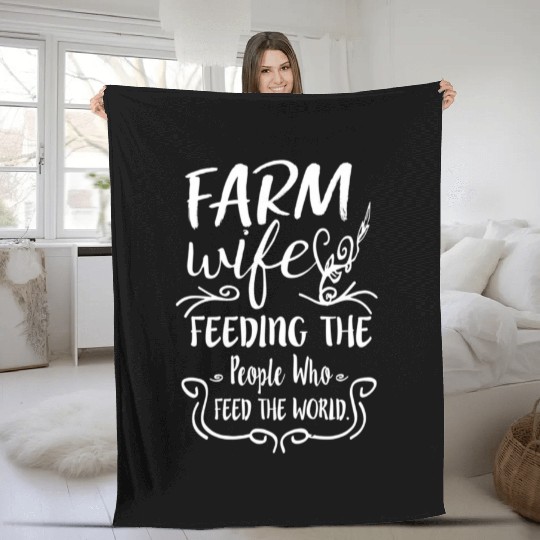 Farm Feeding The People Who Feed The World Fleece Blankets