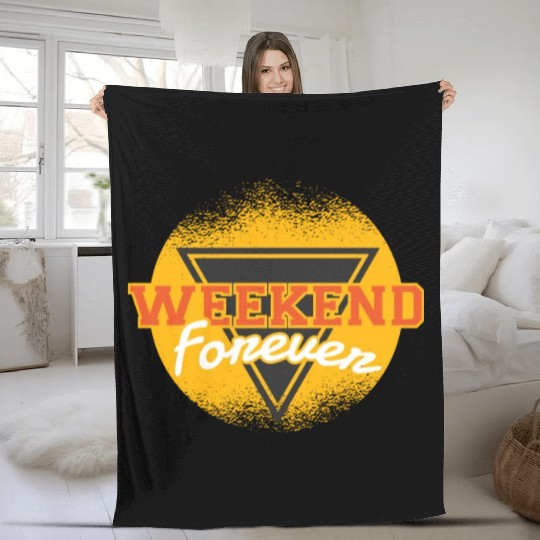 Retro Weekend Forever Fleece Blankets